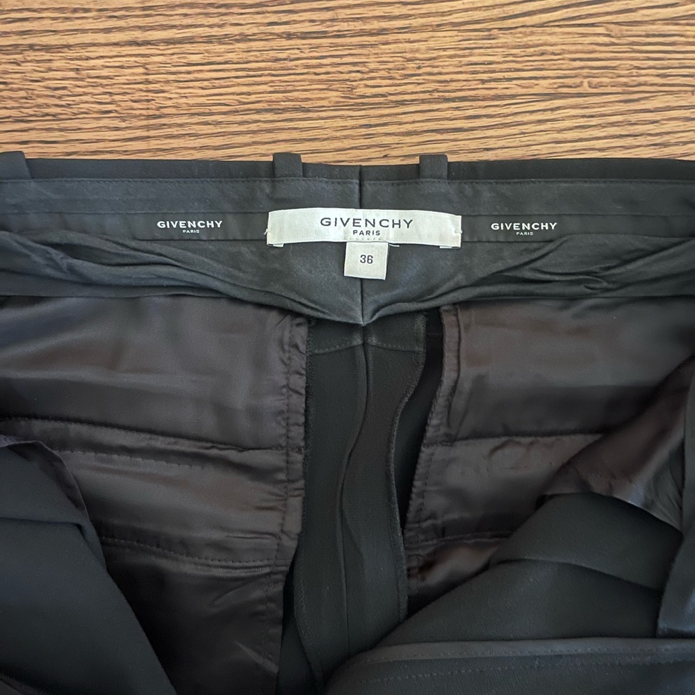 Givenchy, Black Elegant Pants, Size 36 / S - Picture 6 of 16